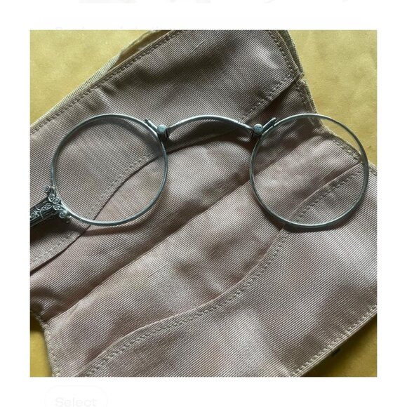 Antique Folding Reading Glasses Victorian era Opera Glasses - Picture 4 of 8